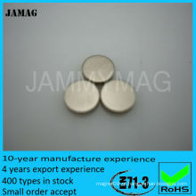 JMD8H1 flat round magnet para venda